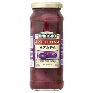 Azeitona Preta Uniagro 180g Azapa C/Ca.V