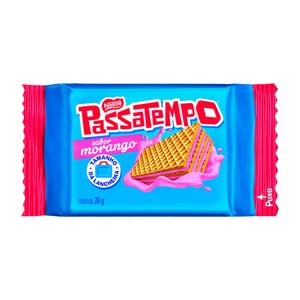 Biscoito Wafer Morango Passatempo 20g