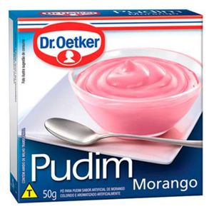 Pó P/ Pudim Dr. Oetker 50g Morango