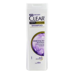 Shampoo Clear 400ml Hidratacao Intensa