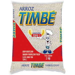 Arroz Parboilizado Timbe 1kg