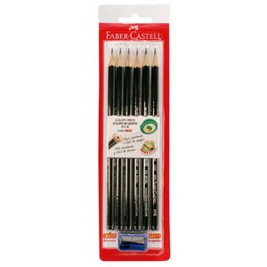 Lápis Grafite Faber-Castell 1205 Sextavado + Apontador