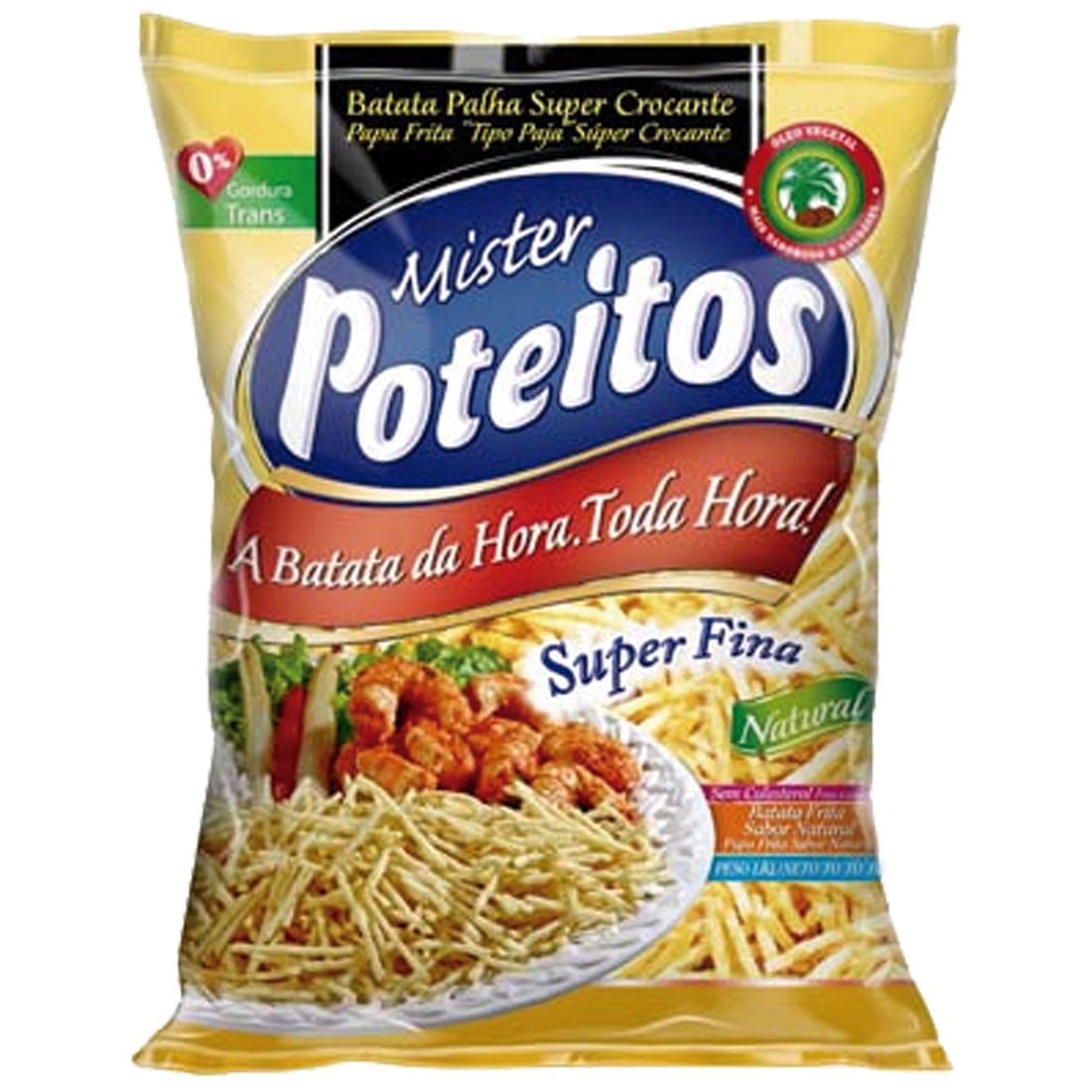 Batata Palha Mister Poteitos 70g S.Fina - Bistek Supermercados - Bistek ...