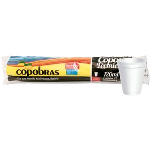 Copo Copobras 120ml C/ 25 Un. Termico