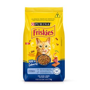 Ração Friskies 1kg Peixe Frutos Do Mar