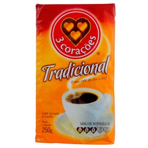 Cafe Po 3 Coracoes 250g Tradicional