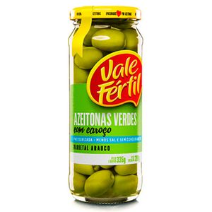 Azeitona Vale Fertil 200g Verde C/Caroco