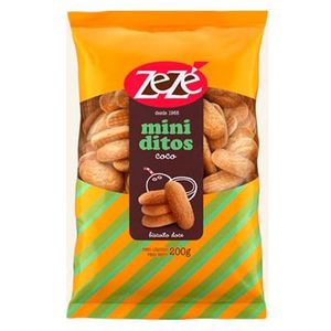 Biscoito Zezé 200g Mini Ditos Coco