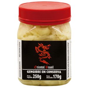 Gengibre Oriental Brasil 250g Conserva
