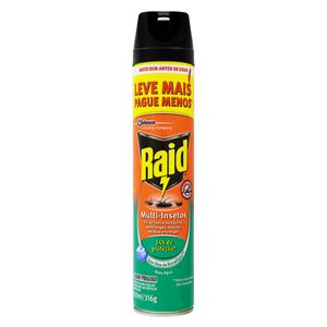 Inseticida Aero Raid 420ml Eucalip.L+P-