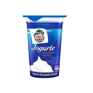 Iogurte Natural Tirol 160g Desnatado