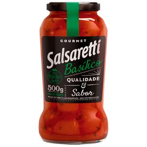 Molho Pronto Salsaretti 500g Basílico