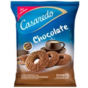 Biscoito Casaredo 250g Rosca Chocolate