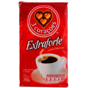 Café 3 Corações 250g Extra Forte