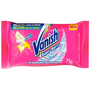 Sabao Barra Vanish 75g Tira Manchas