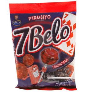 Pirulito 7 Belo 120g Framboesa