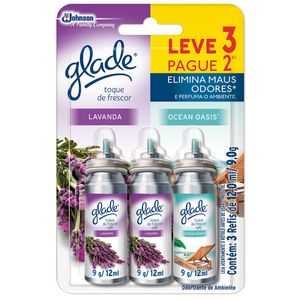 Odorizador Glade 12ml T.Fres.Lavand.L3p2