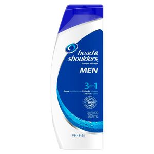 Shampoo Head Shoulders 200ml Men 3em1