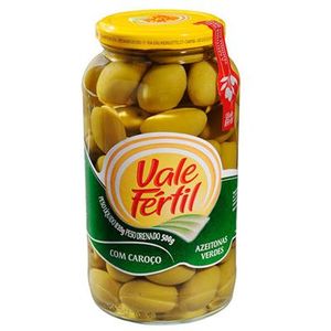 Azeitona Vale Fertil 500g Verde C/Caroco
