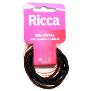 Amarrador P/ Cabelo Ricca C/ 10 Un. S/ Metal