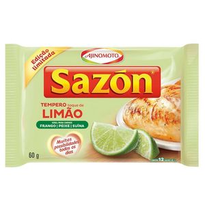 Tempero Sazon 60g Toq.Limao Fgo/Pei/Sui
