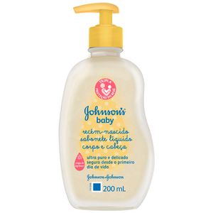 Sabonete Líquido Johnson 200ml Baby Recém Nascido