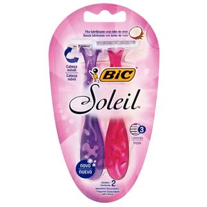 Aparelho De Depilar Bic Soleil C/ 2 Un. Feminino L De C
