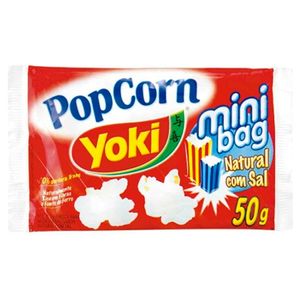Pipoca Micro Yoki 50g Natural C/ Sal