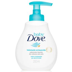 Sabonete Líquido Dove Baby 200ml Hidratante Enriquecido Pump
