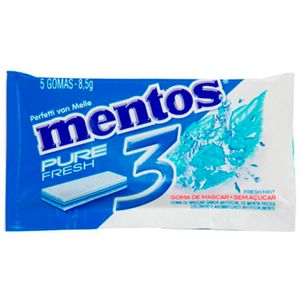 Goma Mascar Mentos 8,5g Fresh Mint