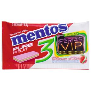 Goma Mascar Mentos 8,5g Fruit Mo/Mac/Fra