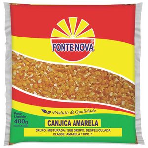 Canjica Amarela Fonte Nova 400g