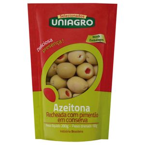 Azeitona Uniagro 100g Verde Recheada