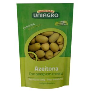 Azeitona Uniagro 100g Verde C/Caroco