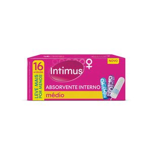 Absorvente Interno Intimus C/16 Medio L+P-