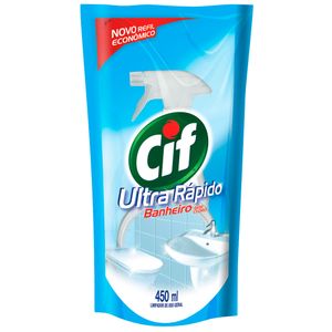 Limpa Banheiro Cif 450ml S/ Cloro Sachet