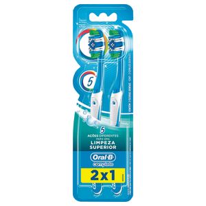 Escova Dental Oral-B Complete 5x Limpeza Leve 2 Pague 1 Un.
