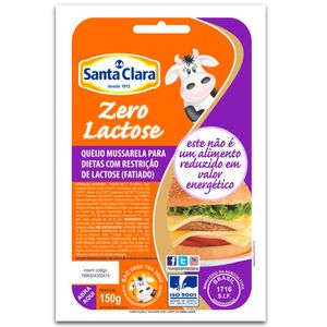 Queijo Mussarela Santa Clara 150g Z.Lac