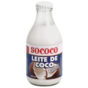 Leite Coco Sococo 200ml Rtc Vidro