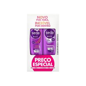 Sha.+Cond.Seda 325ml Liso Perfeito C/2