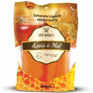 Sabonete Líquido Di Hellen 400ml Aveia E Mel Refil