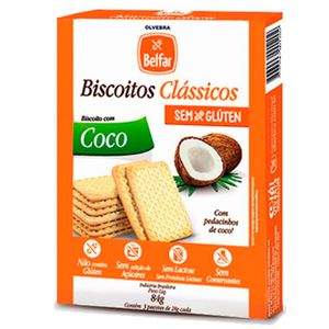 Biscoito Belfar 84g Coco S/Glut/Lactose