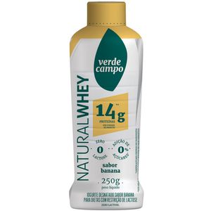 Iogurte Verde Campo 250g Whey 14g Banana
