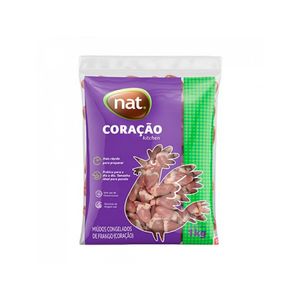 Coracao Frango Nat 1kg Cong.Pct