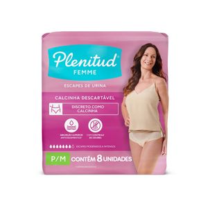 Roupa Intima Plenitud C/8 Femme P/M