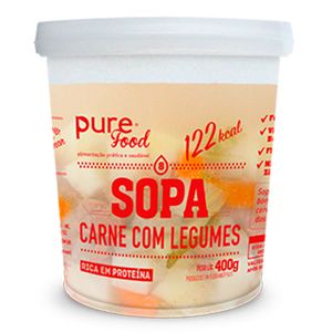 Sopa Pure Food 400g Carne/Legumes