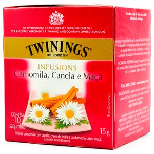 Cha Twinings 15g Camomila/Canela/Maca