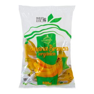 Banana Branca Vida Nova 500g Organica
