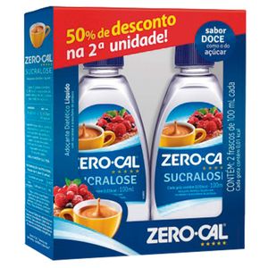 Adocante Liq.Zero Cal 100ml Suc.C/2 50%D