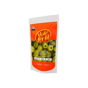 Azeitona Verde Vale Fertil 120g S/Car Sc
